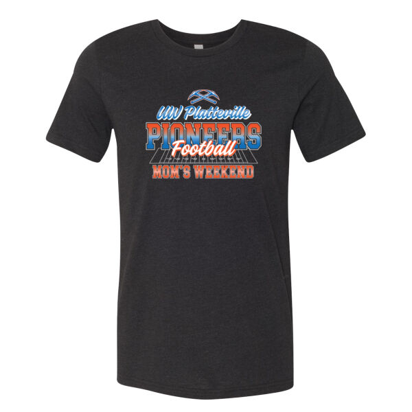 UW-Platteville Football Mom's Weekend Logo 1 - CVC Jersey Tee Thumbnail