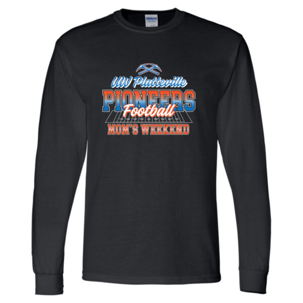UW-Platteville Football Mom's Weekend Logo 1 - DryBlend® 50/50 Long Sleeve T-Shirt Thumbnail