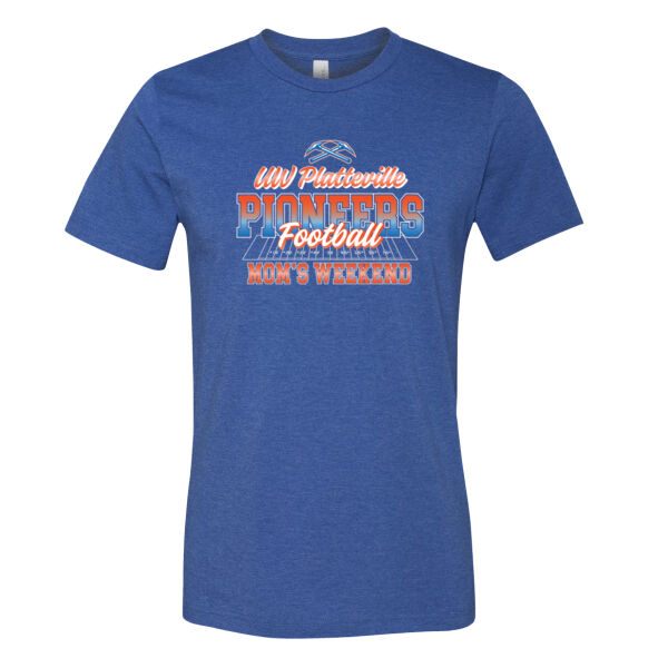 UW-Platteville Football Mom's Weekend Logo 1 - CVC Jersey Tee Thumbnail