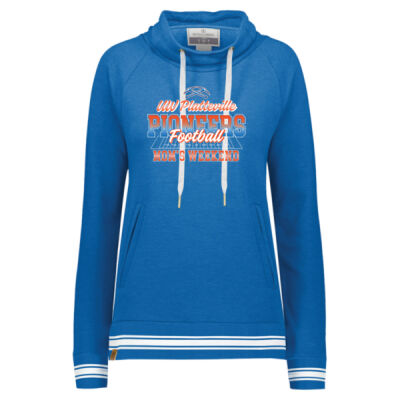 UW-Platteville Football Mom's Weekend Logo 1 - Women's All-American Fleece Funnel Neck Sweatshirt Thumbnail