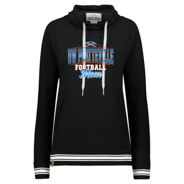 UW-Platteville Football Mom's Weekend Logo 2 - Women's All-American Fleece Funnel Neck Sweatshirt Thumbnail