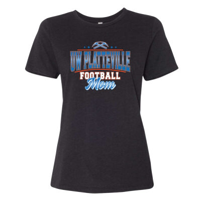 UW-Platteville Football Mom's Weekend Logo 2 - Women’s Relaxed Fit Heather CVC Tee Thumbnail