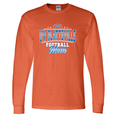 UW-Platteville Football Mom's Weekend Logo 2 - DryBlend® 50/50 Long Sleeve T-Shirt Thumbnail