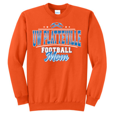 UW-Platteville Football Mom's Weekend Logo 2 - Core Fleece Crewneck Sweatshirt Thumbnail