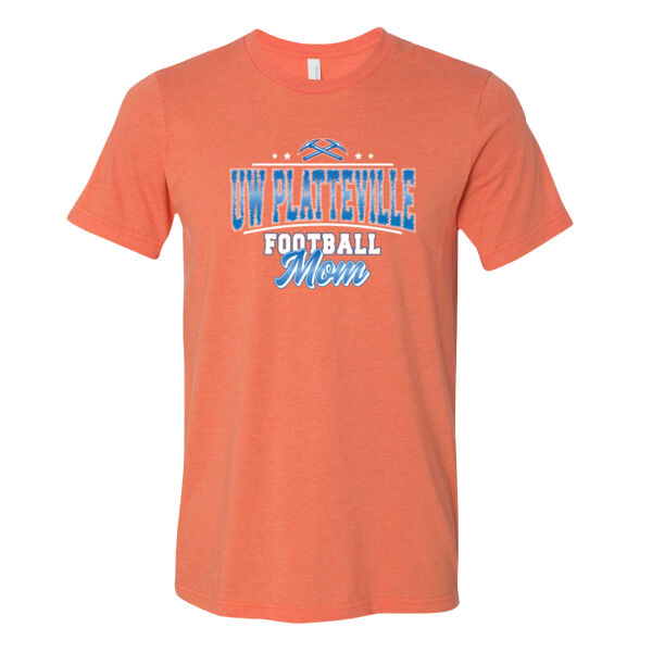 UW-Platteville Football Mom's Weekend Logo 2 - CVC Jersey Tee Thumbnail